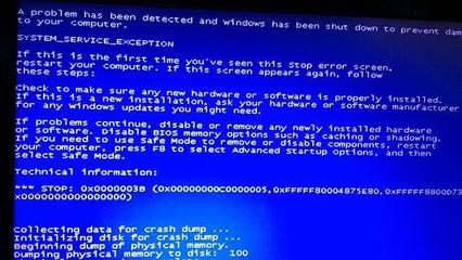 电脑怎么会出现蓝屏