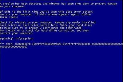 电脑怎么会出现蓝屏