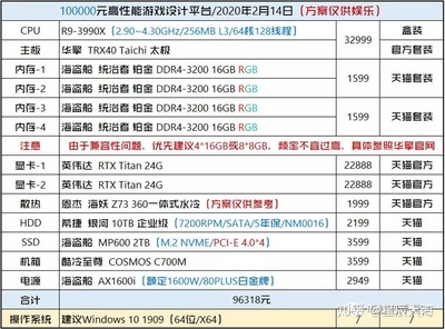 什么电脑10万