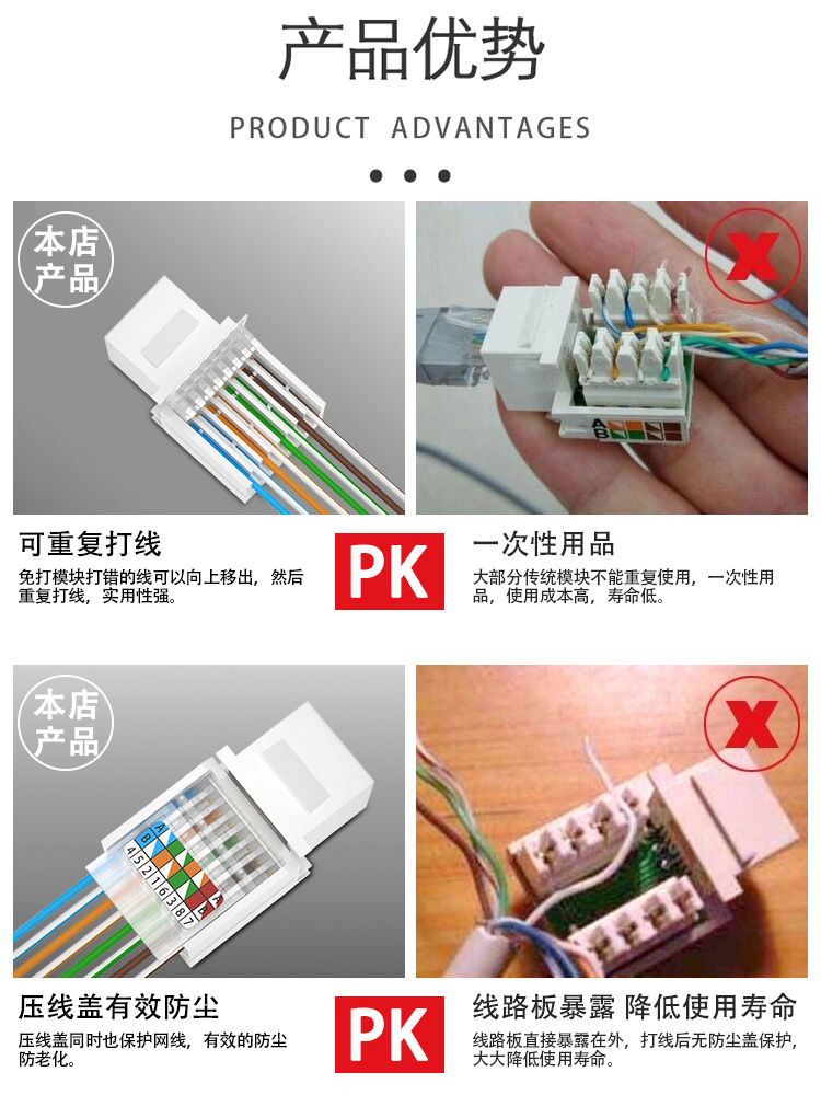 电话电脑插座接线